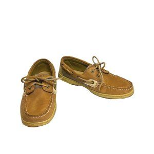 Sperry Topsiders Tan Loafers Two Eye